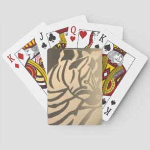 Speelkaarten Zebra (zwart & wit)