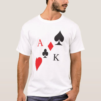 Speelkaartenthema T shirt