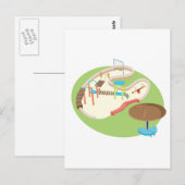 speelplaats briefkaart (Voorkant / Achterkant)