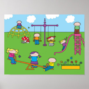 Speelplaats - Poster
