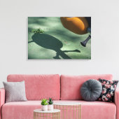 Speelplaats voor kinderen 15 Schaduwtheeter-totter Canvas Afdruk (Insitu (Woonkamer))