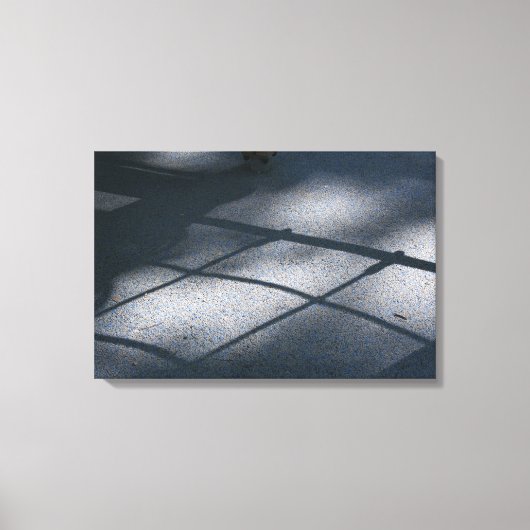 Speelplaats voor kinderen 17 Klim Netto Schaduw C Canvas Afdruk (Voorkant)