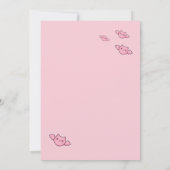 Speels boek! Halloweenfeest uitnodigen Kaart (Achterkant)