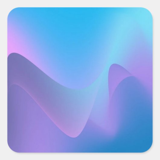 Speels Charmant Tender Vrolijk Vriendelijk Liefdev Vierkante Sticker (Voorkant)