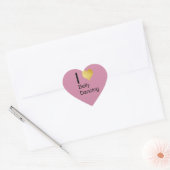 Speels Elegant I Heart Belly Dancing Hart Sticker (Envelop)