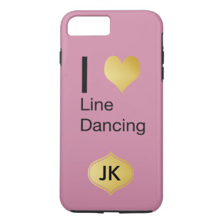 Speels Elegante I Hart Lijn Dansen iPhone 8 Plus / 7 Plus Hoesje