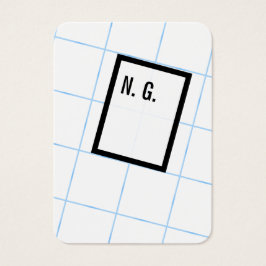 Speels, geweldig, anders visitekaartje