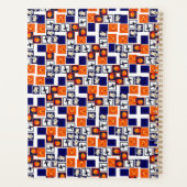 speels Halloween-thema patroon Planner (Achterkant)