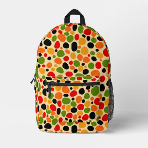 Speels Helder Leuk Kleurrijk Polka Dot Patroon Bedrukte Rugzak