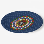 Speels Kerst Papier Bord (Gekanteld)