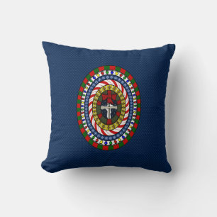 Speels kerstkussen kussen
