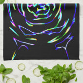 Speels kleurrijk patroon theedoek (Gevouwen)