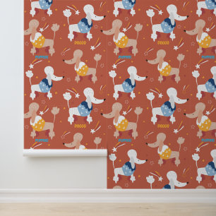 Speels Leuk Frans Poodle Dog Pet Gepersonaliseerd Behang