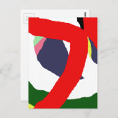 Speels ontwerp van Moma Briefkaart (Voorkant / Achterkant)