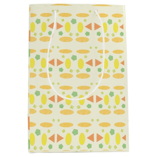 Speels pastel naadloos ontwerp medium cadeauzakje (Voorkant)