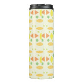 Speels pastel naadloos ontwerp thermosbeker (Achterkant)