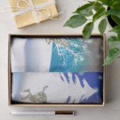 Speels Reindeer Vakantie tissue papier (Geschenk)