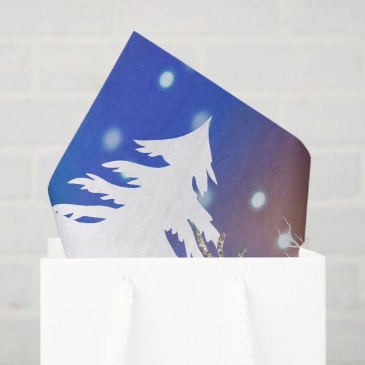 Speels Reindeer Vakantie tissue papier (Cadeauzakje)