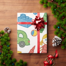 Speels Speelgoed Naadloze Doodle Art Patroon