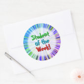Speels "Student van de Week!" Sticker (Envelop)