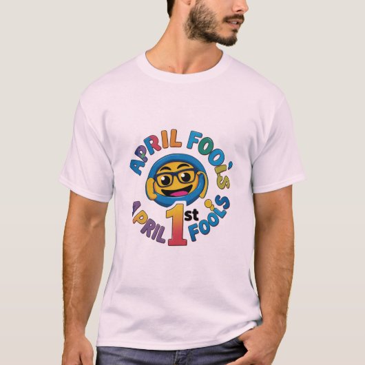 Speelse 1 april T-shirt ontwerp (Voorkant)