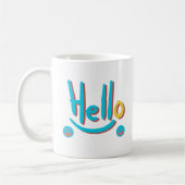 Speelse Abstractste Hallo Koffiemok (Links)