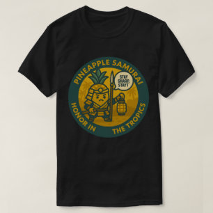 Speelse Ananas Samurai Martial T-shirt