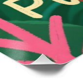 Speelse Apenbanaan Citaat Ar Perfect Poster (Hoek)