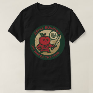 Speelse Apple Samurai Discipline T-shirt