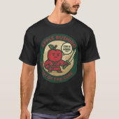 Speelse Apple Samurai Discipline T-shirt (Voorkant)