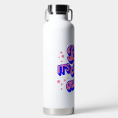 Speelse Baby, het is koud buiten het winterontwerp Waterfles (Voorkant)