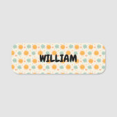 Speelse Boho Sun Naamplaatje (Voorkant)