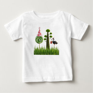 Speelse bosfeest – leuk T-shirt voor peuter en bab
