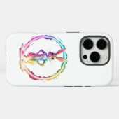 Speelse Bunny Bliss Case-Mate iPhone Case (Achterkant (horizontaal))