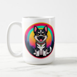 Speelse Cartoon Hond Koffiemok