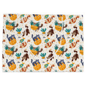 Speelse Cat Lover Design Groot Cadeauzakje (Achterkant)