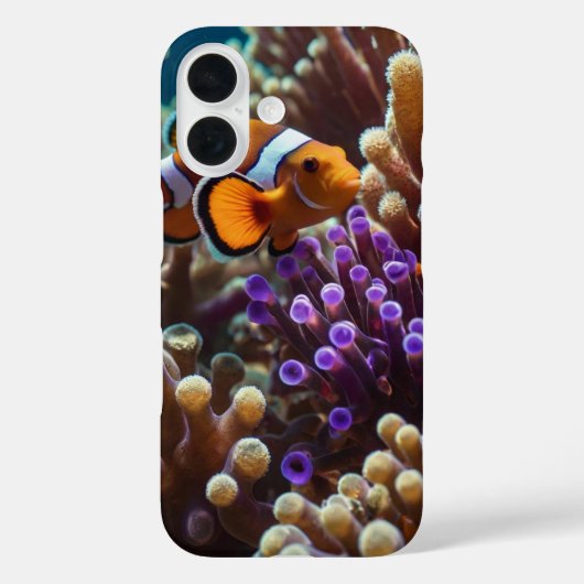 speelse clownvis Case-Mate iPhone case (Achterkant)