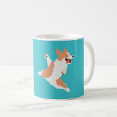 Speelse Corgi Koffiemok (Voorkant rechts)