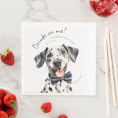 Speelse Dalmatische ober waterverf aantekenbaar Servet (Insitu)