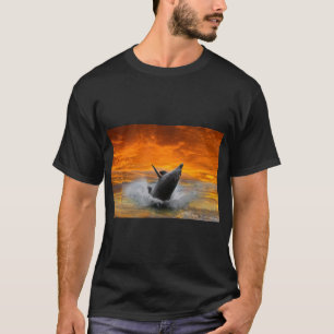 Speelse Dolfijn Zoogdier Art T-shirt