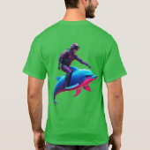 Speelse Dolphin Splash T-Shirt Collectie (Achterkant)