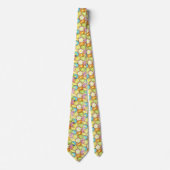 Speelse Donut Pattern Stropdas (Voorkant)