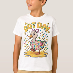 Speelse Eend Stip Dag Kinder T-Shirt – Speelse Pol