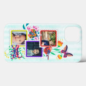 Speelse fotolijsten, schattige vogel, kat, lievehe Case-Mate iPhone case (Achterkant (horizontaal))