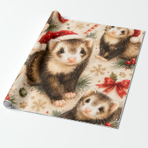 Speelse Fret Kerstcadeauverpakking