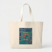 Speelse Giraffe Art: een Afrikaans genot Grote Tote Bag (Voorkant)