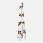 Speelse Giraffe Funny Stropdas - Smile - Jouw teks (Voorkant)