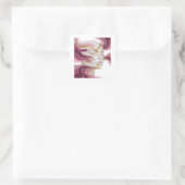 Speelse Gouden Abstracte Sticker Afdruk (Tas)