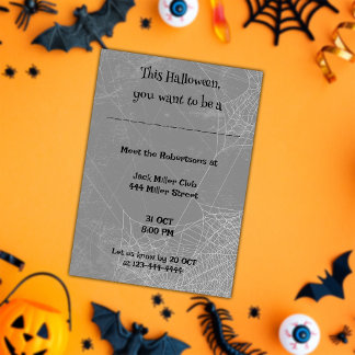 Speelse Halloween Fun Aanpassen Kaart