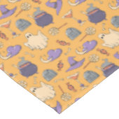 Speelse Halloween geesten en heksen patroon Tafelkleed (Gekanteld)